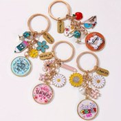 Resim Öğretmenler Günü temasıyla işaretlenmiş etiket ve şanslarla, Öğretmenler için ideal olan 1 adet Öğretmen Takdir Anahtarlığı, Moda Klasik Tarz, Araba Çanta Şansı 