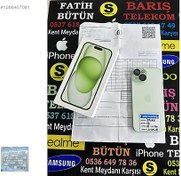 Resim Apple iPhone 15 İkinci El TR | 128 GB | Yeşil İkinci El SIFIR GİBİ İPHONE 15 128 GB PİL 10 20 AY GARANTİ BARIŞ TELEKOM