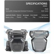 Resim Geekyou Mavic3 Pro İçin Kamera Ve Gimbal Koruyucu Kapağı - Yol Çarpıntılarını Önleyen Hafif Taşınabilir Plastik Aksesuar 