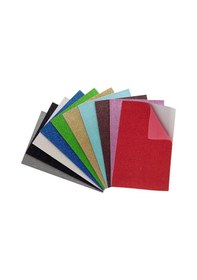 Resim Sanatsal Kağıt 50x70 Eva Tabaka 10'lu Simli Yapışkanlı Karışık Kağıt Ürünleri 