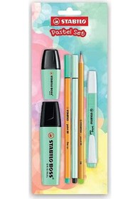 Resim Stabilo Tek Renk Pastel Set 6'lı Yeşil 