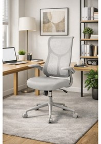 Resim Techno Rest X Ergonomik File Sırtlı Ofis Çalışma Koltuğu Gri Gri 