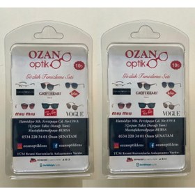 Resim Ozan Optik Kirmasti Optik 2 Adet Gözlük Temizleme Seti Set Optik Ve Güneş Gözlüğü Temizleme Solüsyonu Ve Bezi 