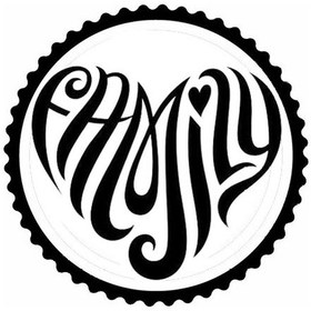 Resim İngilizce Aile Tasarım Sticker 10 X 10 Cm 