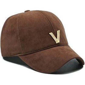 Resim İsme Özel Süet Kep Şapka - Ab01013 - Kahverengi Kahverengi 