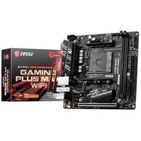 Resim Msı B450ı Gaming Plus Max Wifi Ryzen Am4 M2 Ddr4 Mini Itx Anakart 