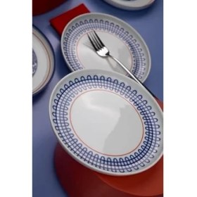 Resim Aesco Porselen 6 Kişilik 19 cm Pasta Takımı 