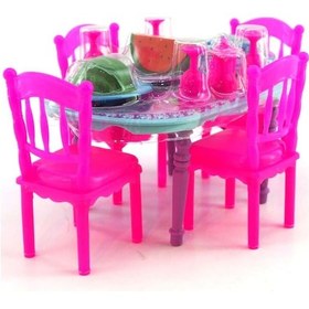 Resim Oval Yemek Masası 