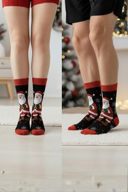 Resim Oxford Sport Yılbaşı Hediye Paketi 3 lü Set Ren Geyiği+Kardan Adam Çorap+Kartpostal (Özel Not) Yeni yıl Hediye 