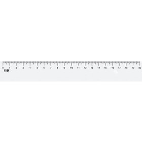 Resim Rio Mercekli Plastik Cetvel 20 CM 