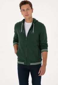 Resim U.s. Polo Assn. Erkek Koyu Yeşil Hırka Örme 50316355-vr079 Koyu Yesıl 