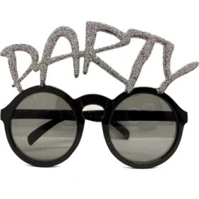 Resim MCM Group Gümüş Simli Party Yazılı Parti Gözlüğü Show 