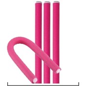 Resim hair clip S 4'lü Sosis Bigudi - Pembe 