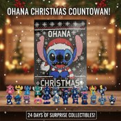 Resim Disney Stitch Noel Advent Takvimi 2025 - Lilo & Stitch Cadılar Bayramı Geri Sayım Takvimi, 24 Adet Sürpriz Figür Modeli, PVC Malzeme, Ev, Okul, Çanta için Koleksiyonluk Hediye, Noel için En İyisi 
