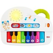 Resim Fisher Price Eğlen ve Öğren Işıklı ve Eğlenceli Oyuncak Piyano Türkçe GTW20 