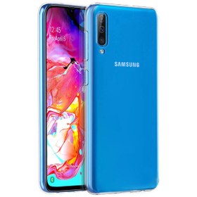 Resim Microsonic Samsung Galaxy A70 Kılıf Transparent Soft Beyaz 