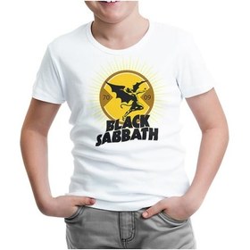 Resim Lord Tshirt Black Sabbath - Devil Beyaz Çocuk Tshirt 