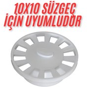 Resim 10x10 Süzgeç İçin Yuvarlak -oval -daire Gider Kapağı , Yer Sü 