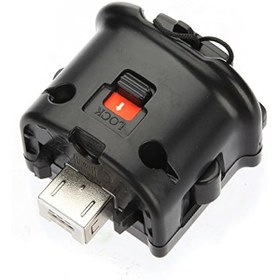Resim Motion Plus adaptörü, Wii ile uyumlu, harici endüksiyon adaptörü, Wii Motion Plus sensör hızlandırıcı adaptörü Wii uzaktan kumanda için 