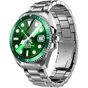 Resim ZCWATCH V0525 316L Paslanmaz Çelik, Döner Bezel, Bt Call, Spor Sağlık, IP68 Profesyonel Akıllı Saat 