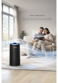 Resim Torima TAP-500 Pro Akıllı Hava Temizleyici Hepa Filtreli 55m² Alan Kapsamlı Siyah 