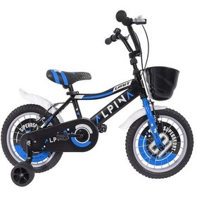 Resim Ümit Alpina 16 Jant Çocuk Bisikleti Siyah Mavi Siyah 