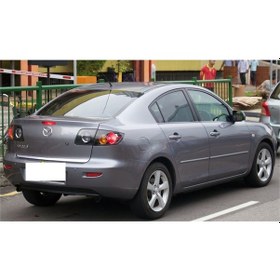 Resim Ebal Otomotiv Mazda 3 Krom Cam Çıtası 4 prç. 2003-2009 Arası P. Çelik (SEDAN) 