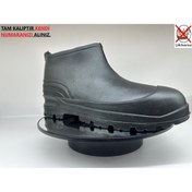 Resim e&e Sk Oğlu %100 Su Geçirmez Hafif Rahat Sağlam Kısa Çizme Köy Çiftçi Arazi İşçi Bahçe Iş Ayakkabısı 