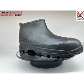 Resim e&e Sk Oğlu %100 Su Geçirmez Hafif Rahat Sağlam Kısa Çizme Köy Çiftçi Arazi İşçi Bahçe Iş Ayakkabısı 