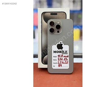 Resim Apple iPhone 15 Pro Max İkinci El TR | 256 GB | Natürel Titanyum 