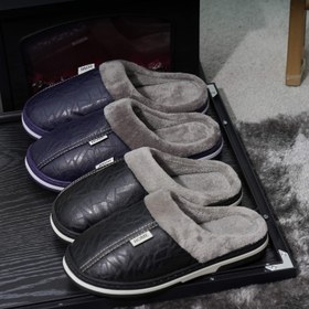 Resim Erkekler İçin Büyük Boy Tavşan Kürklü Çorap Terlik Sıcak Retro Sonbahar Ev Ayakkabısı Yatay ve Dış Mekanda - Unisex 