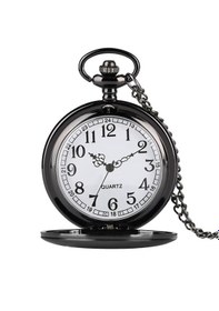 Resim Schulzz Venom Piano Black Parlak Köstekli Zincirli Cep Saati 