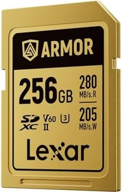 Resim Lexar Profesyonel ARMOR GOLD 256GB UHS-II V60 SDXC Hafıza Kartı 