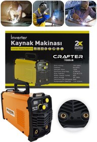 Resim CRAFTERTOOLS 250 Amper Bakır Sargı Dijital Göstergeli Inverter Kaynak Makinesi 