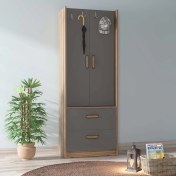 Resim Abre VM-348 Antrasit Vestiyer Portmanto Ayakkabılık 