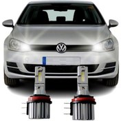 Resim Fardoktoru Vw Golf 7 Uyumlu Uzun Far Led Ampulü H15 Photon Ultımate 