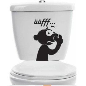 Resim Ne Verelim Size Avery Dennison Komik Uff Koku Dekoratif Klozet Banyo Sticker 
