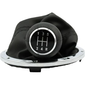 Resim Affute 5 Hızlı Dişli Vites Dişli Dişli Çubuğu Yürüyüşü Önyükleme Kiti Deri Vardiya Hentbol Gol Pointer Saveiro Parati 2004-2010 (Yurt Dışından) 