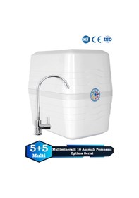 Resim Sumarkt Avenger 10 Aşamalı 8 LT Metal Tanklı Süper Sarım Membran Teknolojili Mineralli Su Arıtma Cihazı 
