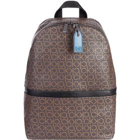 Resim Calvin Klein Round Bp W/Pckt Erkek Sırt Çantası Brown Mono - Brown Mono / STD 