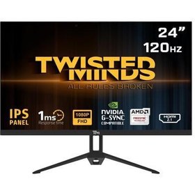 Resim TWISTED MINDS 24" TM24FHD120IPS FHD 120HZ 1MS HDMI DP IPS ÇERÇEVESİZ GAMING MONİTÖR 