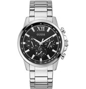 Resim Guess Gugw0900g1 Quartz Çelik Gri Siyah Kadran 44 Mm Erkek Kol Saati Gri 