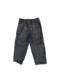 Resim Çocuk Kot Pantalon Spıder Men Yazılı Mavi 