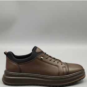 Resim Öztürk Erkek Hakiki Deri Rahat Yumuşak Kalın Taban Casual Ayakkabı Ay-1040-k Kahve 