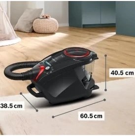 Resim Bosch Turbo Başlıklı Serie 8 Toz Torbasız Süpürge Pro Power 10 Yıl Motor Garantisi + Mini Hav-yün temizleyici 