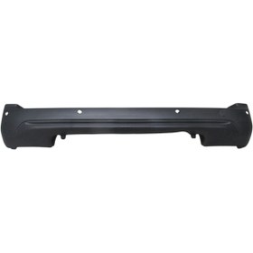 Resim BZT Fiat Doblo- 24/26; Arka Tampon Siyah (6 Sensör Delikli/Çeki Demiri Kapaklı) 1633557680 