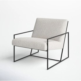 Resim SEZBİL Berjer (2 ADET) İskandinav Berjer Metal Berjer Tekli Koltuk Ofis Cafe 