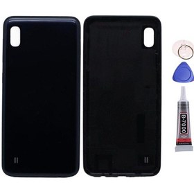 Resim Samsung A10 Siyah Uyumlu Arka Kapak Batarya Kapağı Pil Kapağı Yapışkan Ve Sökme Aparatıyla Beraber Full Set Siyah 