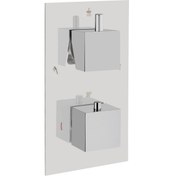 Resim Artema Vitra Aquaheat A47118 S2 Ankastre Banyo Bataryası, Sıva Üstü, Krom 