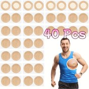 Resim Erkekler için Meme Ucu Bandı, Koşucular için Erkek Meme Ucu Kapağı, Erkekler için Meme Ucu Yama Seti, Koşu için Meme Ucu Kapakları, Erkek Göğüs Koruma 